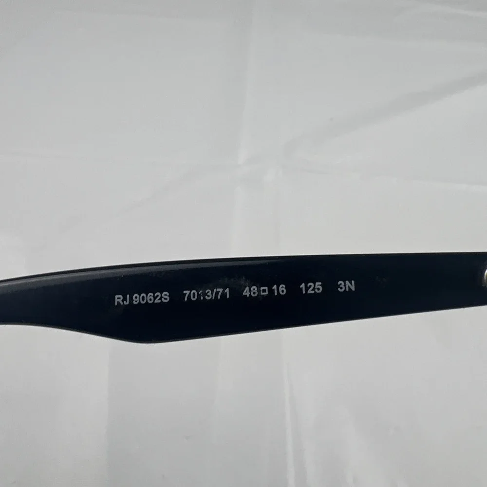 RAY-BAN JR RJ9062S 7013/71 Black Matte 48-16-125 Sunglasses FRAMES ONLY